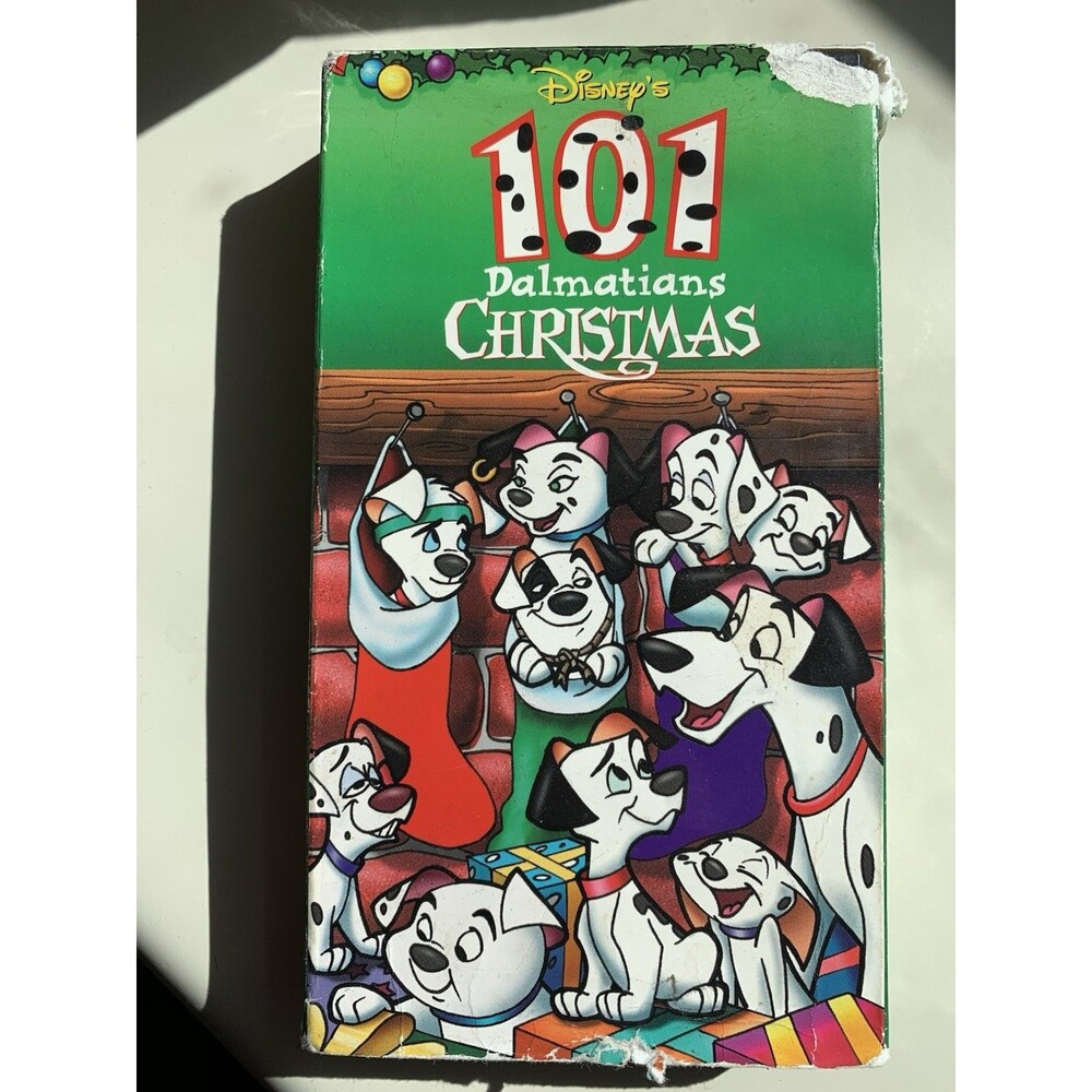 101 DALMATIANS CHRISTMAS (VHS) 1998 Retro Movie Night 60's Disney G Rated Fun